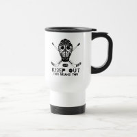 Keep Out Hockey Goalie Skull