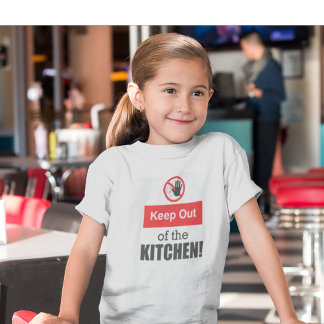 Keep Out of the Kitchen Funny Pickleball Girls T-Shirt