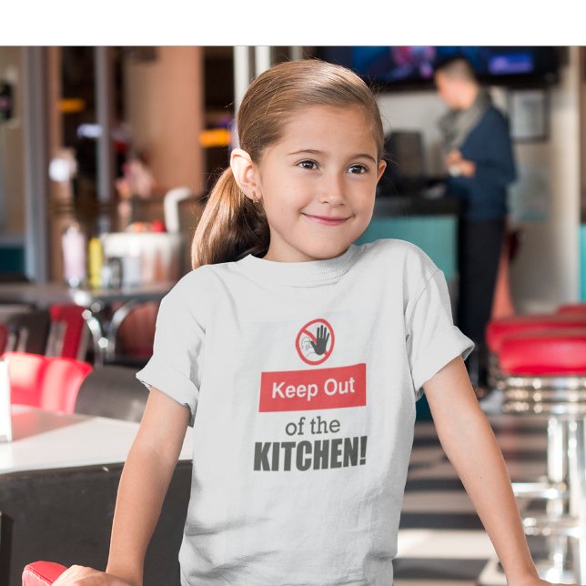 Keep Out of the Kitchen Funny Pickleball Girls T-Shirt (Creator Uploaded)