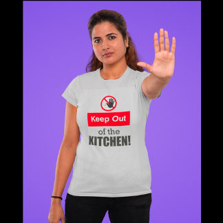 Keep Out of the Kitchen Funny Pickleball Womens T-Shirt