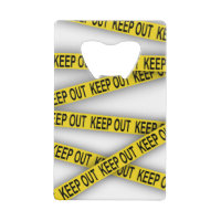 Keep out stay away do not cross police tape 3d