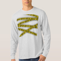 Keep out stay away do not cross police tape 3d