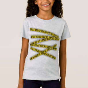 Keep out stay away do not cross police tape 3d T-Shirt