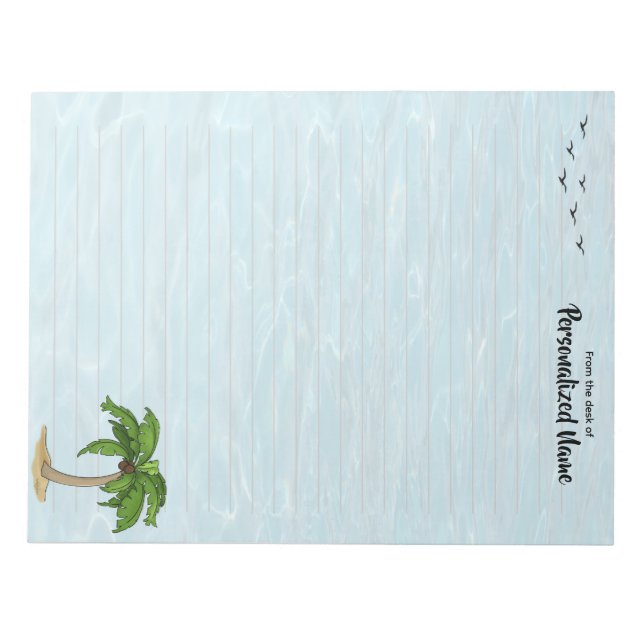 Keep Palm Lined Notepad (Front)