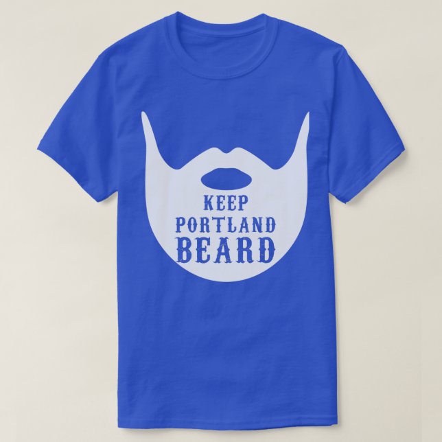 Keep Portland Beard T-Shirt (Design Front)