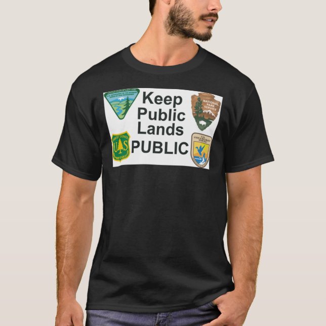 KEEP PUBLIC LANDS PUBLIC Classic T-Shirt (Front)