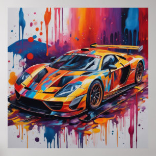 Keep Race Car  or design your own  Poster