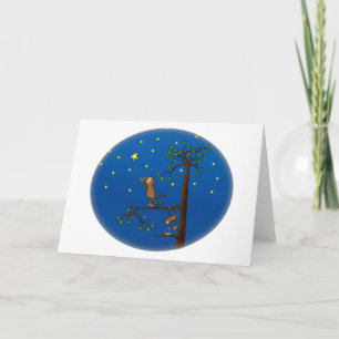 Keep Reaching Monkey Greeting Card