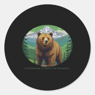 Keep Roaring Classic Round Sticker