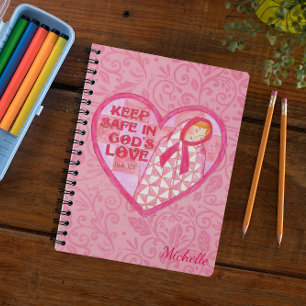 Keep Safe In God's Love Prayer Journal Notebook