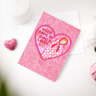 Keep Safe in God's Love Valentine Card