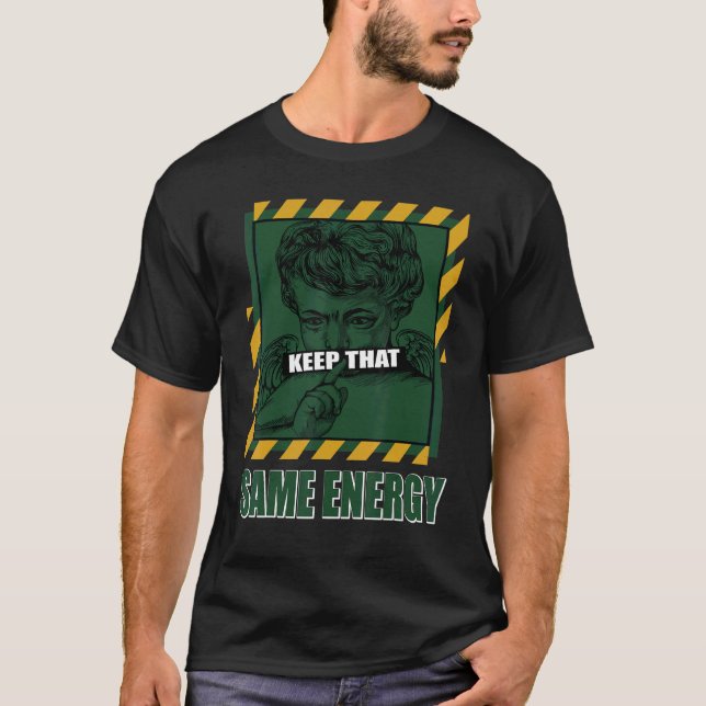 Keep Same Energy JD 1 Mid Sonics Noble Green Polle T-Shirt (Front)
