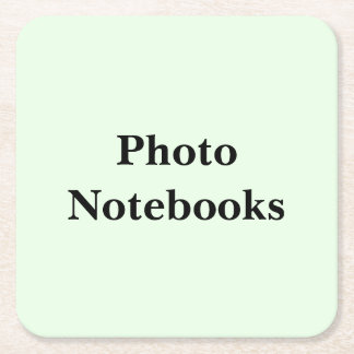 Keep Scrolling to See These Photo Notebooks -  Square Paper Coaster