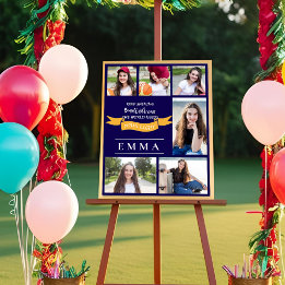 Keep Shining Quote Multi Photo Graduation Photo Poster