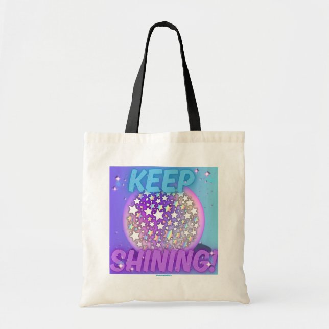 KEEP SHINING Tote Bag (Front)