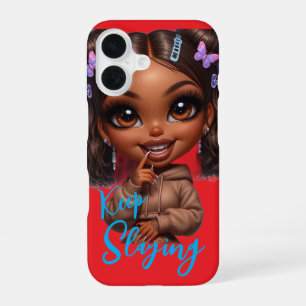 Keep Slaying CHIBI DOLL iPhone 16 Case