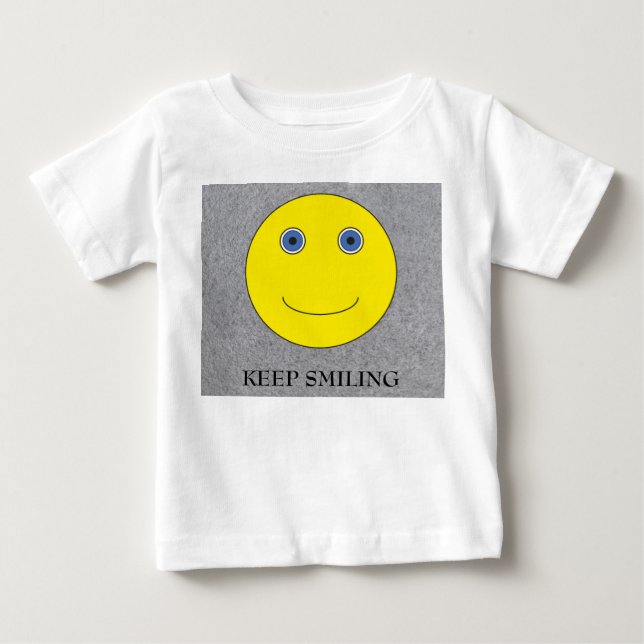 Keep Smiling Baby T-Shirt (Front)
