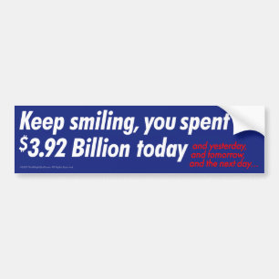 Keep Smiling Bumper Sticker