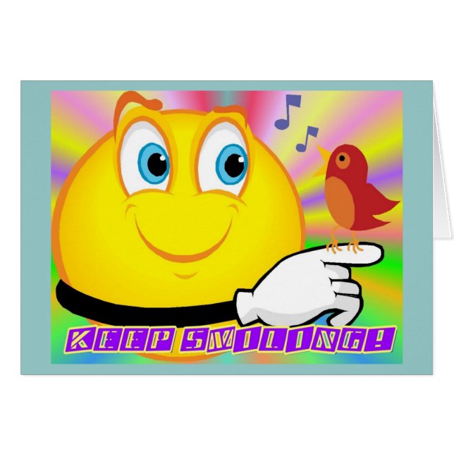 Keep Smiling Card 2 (Front Horizontal)