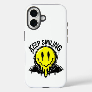 Keep Smiling iPhone 16 Case