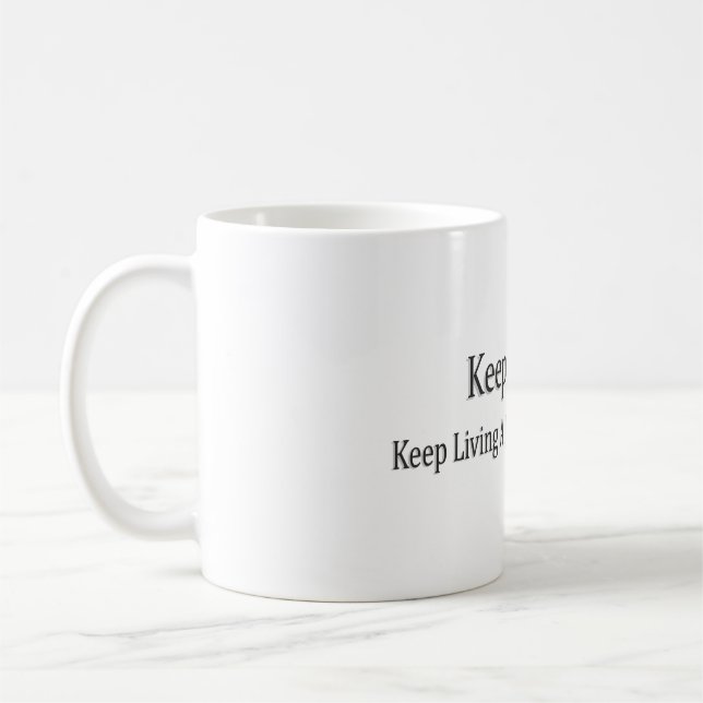 "Keep Smiling" Cute Design. Buy Now Coffee Mug (Left)
