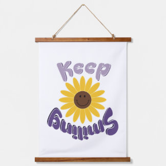 Keep smiling  hanging tapestry