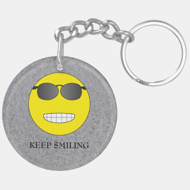 Keep Smiling Key Ring (Back Left)