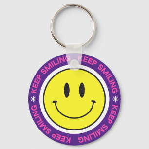 Keep Smiling Key Ring
