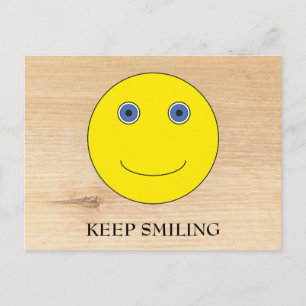 Keep Smiling Postcard