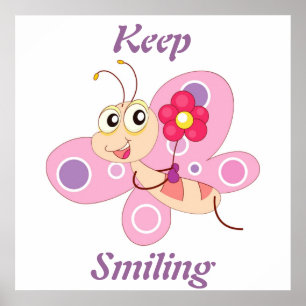 KEEP SMILING POSTER