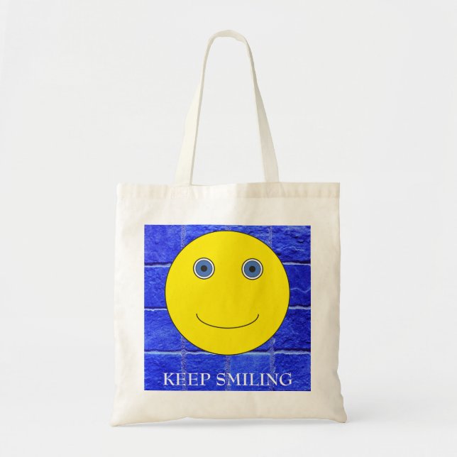 Keep Smiling Tote Bag (Front)
