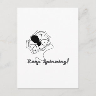 Keep Spinning Postcard