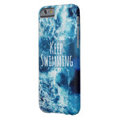 Keep Swimming Ocean Motivational Case-Mate iPhone Case (Back Left)