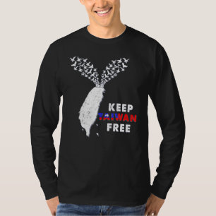 Keep Taiwan Free With Peace Birds Flying Out T-Shirt