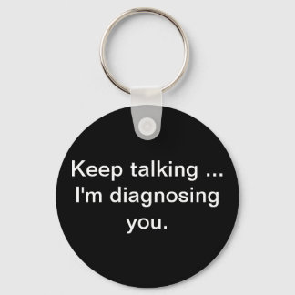 Keep talking keychain