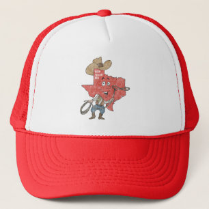 Keep Texas Red Austin Dallas Houston San Antonio Trucker Hat