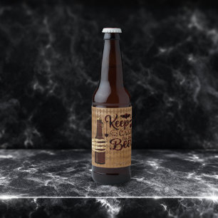 Keep The Candy, I'll Take Beer Bottle Label