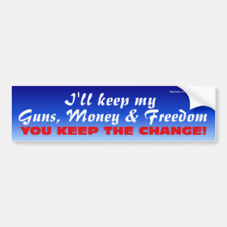 Keep the Change Bumper Sticker