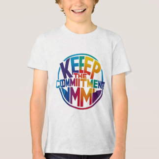 Keep the Commitment" Motivational T-Shirt Tri-Blend Shirt