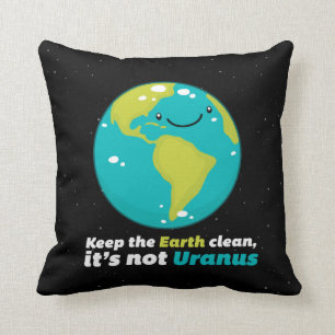 Keep The Earth Clean Cushion