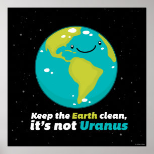 Keep The Earth Clean Poster