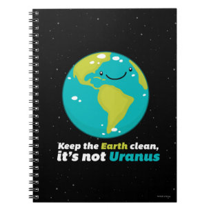 Keep The Earth Clean Spiral Notebook
