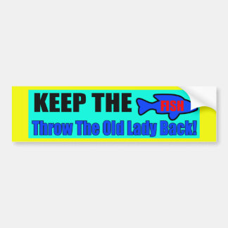 Keep The Fish Bumper Sticker