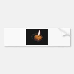 Keep the Flame Burning Candle Bumper Sticker