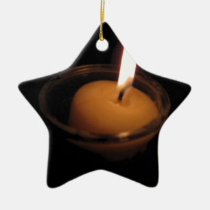 Keep the Flame Burning Candle Ceramic Tree Decoration