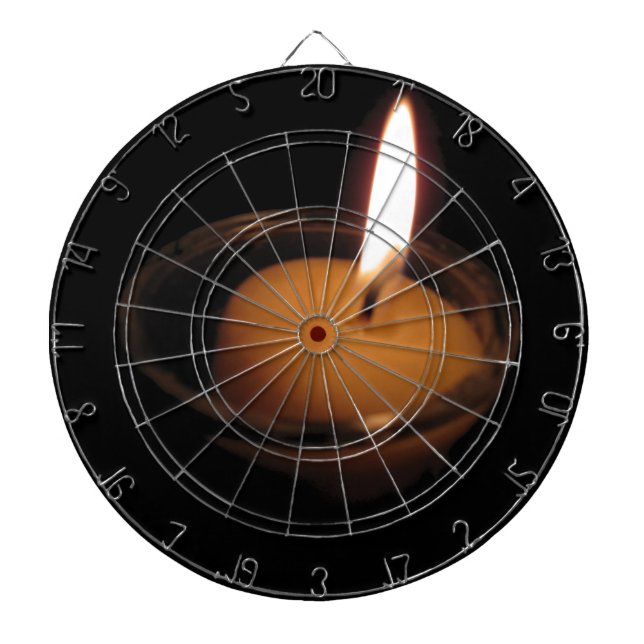 Keep the Flame Burning Candle Dartboard (Front)