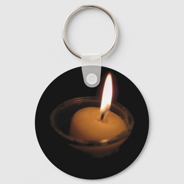 Keep the Flame Burning Candle Key Ring (Front)
