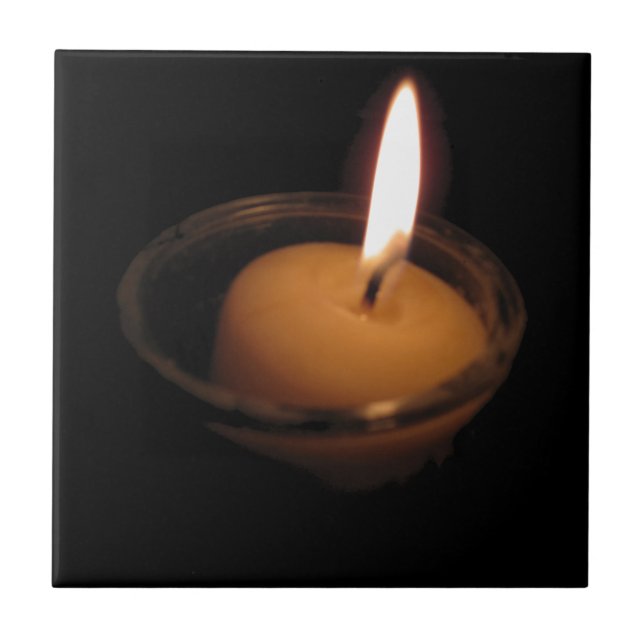 Keep the Flame Burning Candle Tile (Front)