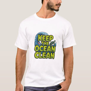 Keep The Ocean Clean Sea Turtle Awareness T-Shirt
