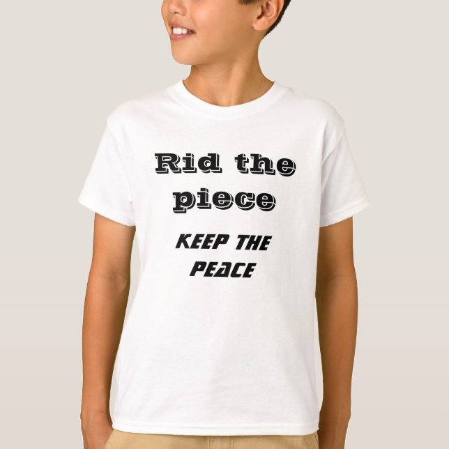 Keep the Peace,Kids T-shirt (Front)